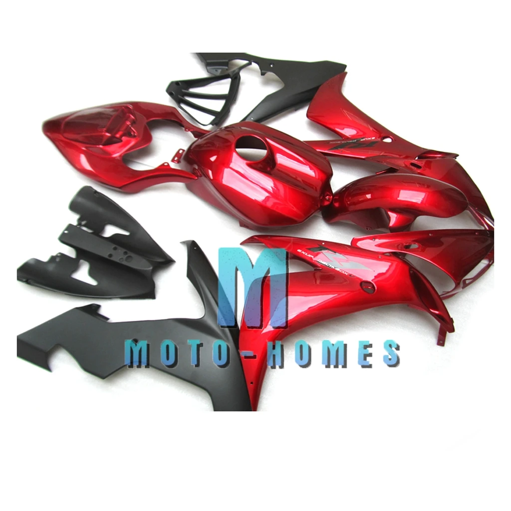 

Комплект обтекателя мотоцикла для литья под давлением для Yamaha R1 2004 5005 2006 YZF R1 04 05 06, комплект обвеса для ремонта кузова, бесплатный индивидуальный красный