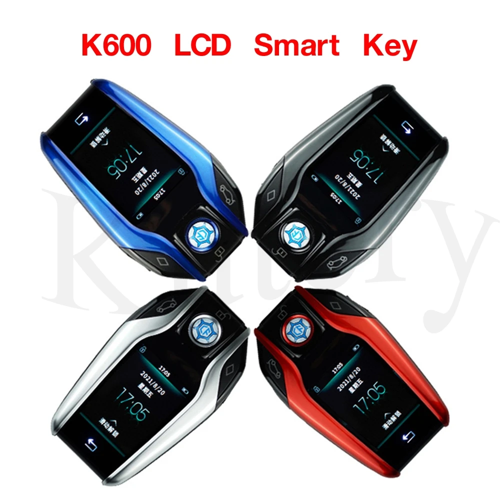 

jingyuqin Universal Modified Smart Remote LCD Key New K600 PKE Comfort Access Keyless Entry For Bmw Audi Kia VW Chevrolet Nissan