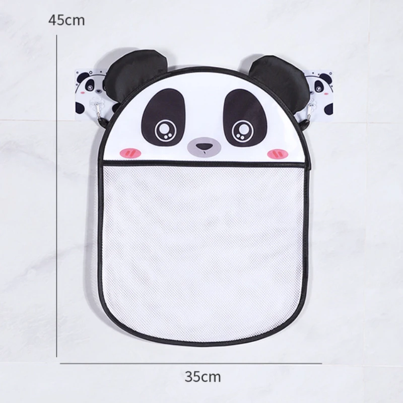 1Pc Single/double-layer Cute Cartoon Animal Mesh Hanging Bag for Baby Toy Kids Bath Toy Water Ball Drain Hanger Basket Organizer