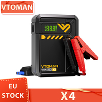 VTOMAN X4 2500A 12V Car Jump Starter, 10000mAh Power Bank, 150PSI Air Compressor, LED Flashlight, For 8.5L Gas /6L Diesel Cars