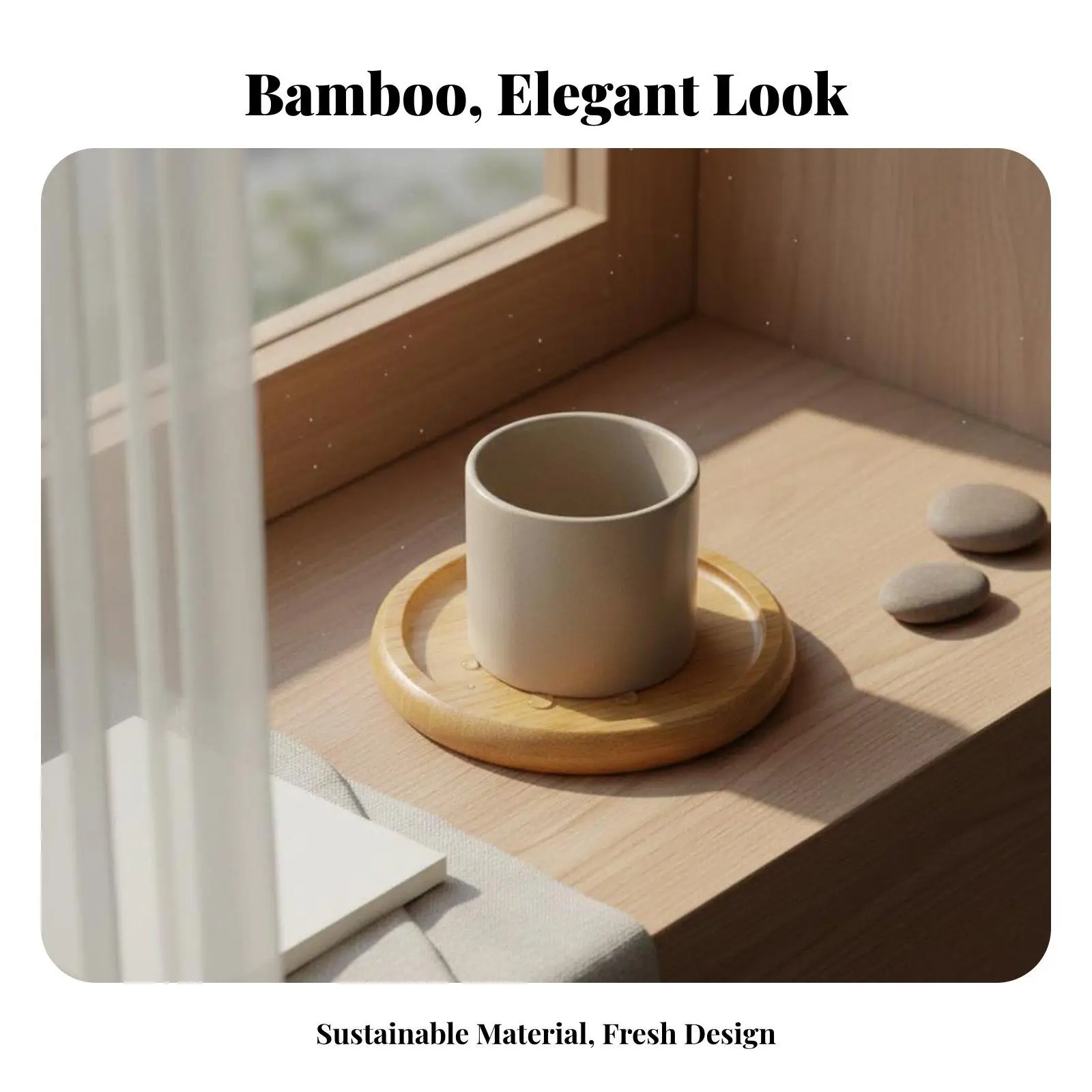 Bamboo Pot Tray with Saucer for Houseplants Water Drip Tray for Hydroponic Pots Self Watering Plant Pot Accessory Decor