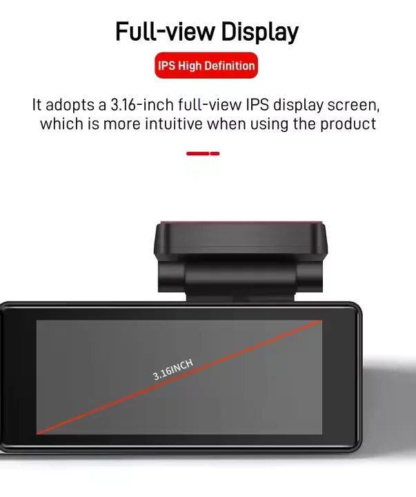 2025 جديد ADAS مسجل قيادة APP التحكم ACC مجموعة الأسلاك الصلبة سيارة الصندوق الأسود للرؤية الليلية سيارة الأمامية والخلفية AI داش كام. #3