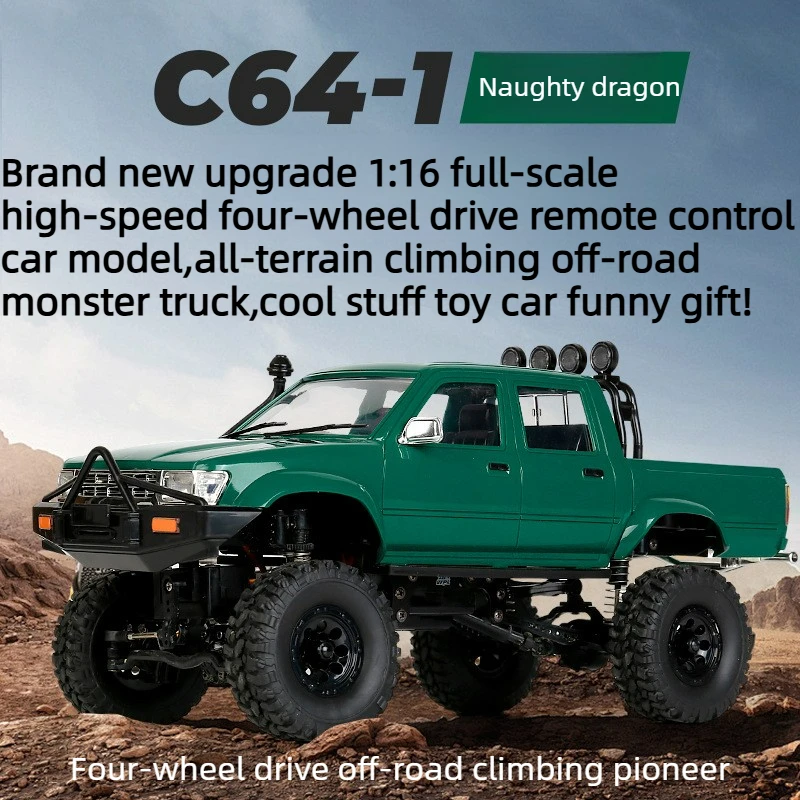 

Cool Stuff Toy Car Funny Gift-1:16 Full-scale High-speed 4WD Rc Truck,Climbing Off-road Rc Cars,Remote Control Car,Toys for Boys