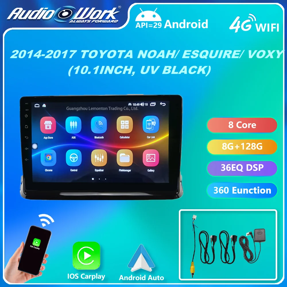 

For Toyota Noah R80 2014 - 2020 Car Radio Multimedia Video Player Navigation GPS Android 10 No 2din 2 din dvd