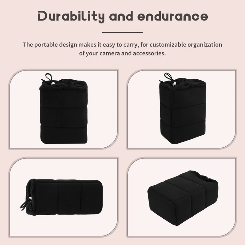 Waterproof DSLR Camera Inserts Bag Portable Protector Bag Drop-Proof Handbag