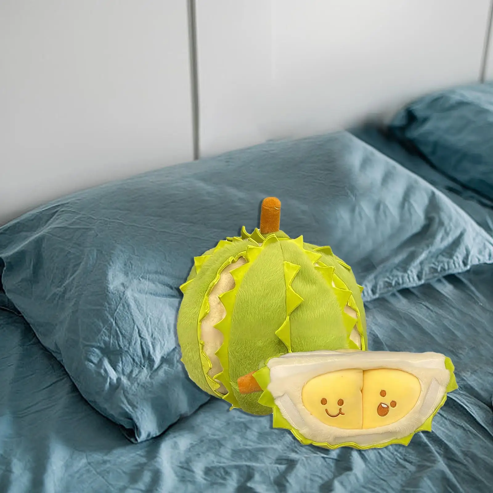 Fruit Durian Toy Cartoon Cute Stuffed Fruit Toy for Bedroom Office Decor