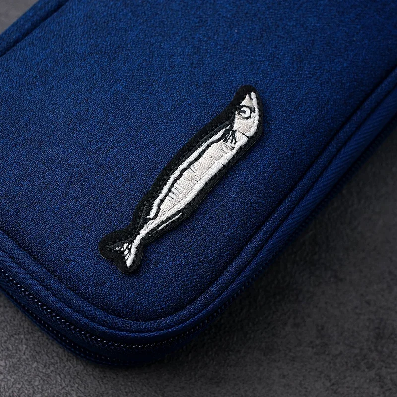 Fish Size:1.4x6.6cm Patch for Clothing Iron on Embroidered Sewing Applique Cute Fabric Badge DIY Apparel Accessories