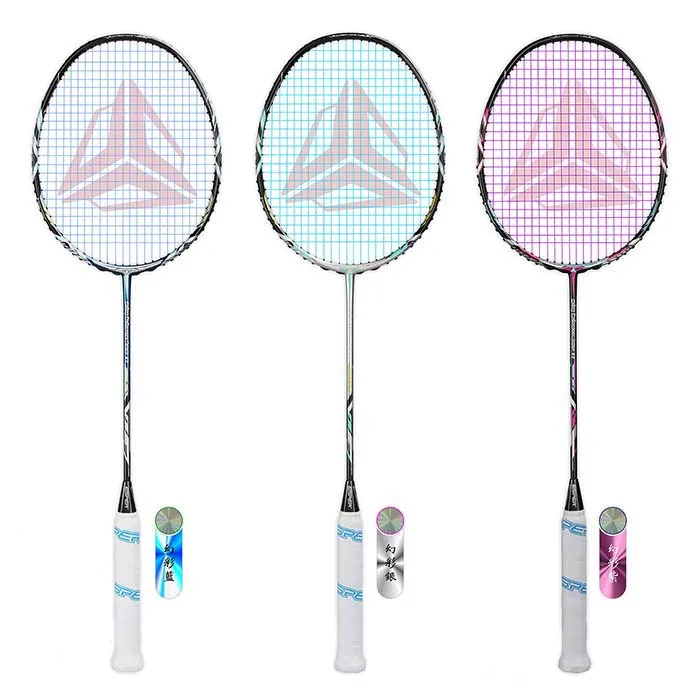 

2024 KonmatSports Esper A Pair Badminton Rackets 40T+1K Woven Graphite Carbon Fiber 6U/72g 32LBS Light Feature