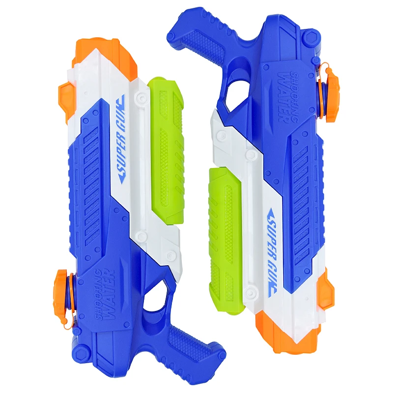 ปืนฉีดน้ำเด็กแบบดึงขึ้น รุ่นแรงดันสูง สำหรับเล่นกลางแจ้ง ปาร์ตี้ชายหาด สงครามน้ำ ของเล่นสร้างสรรค์ ของขวัญวันเกิดสำหรับเด็กผู้ชาย