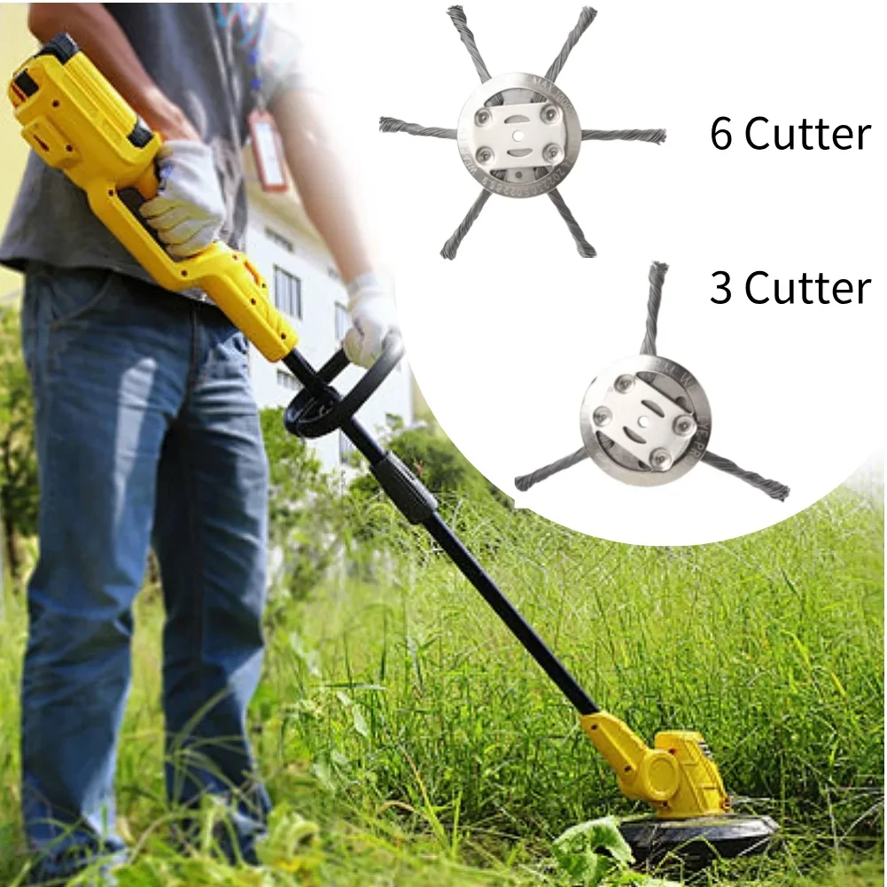 

Grass Trimmer Head Universal Wire Wheel Trimming Head Wire Trimmer Head Replacement for Brush Cutter