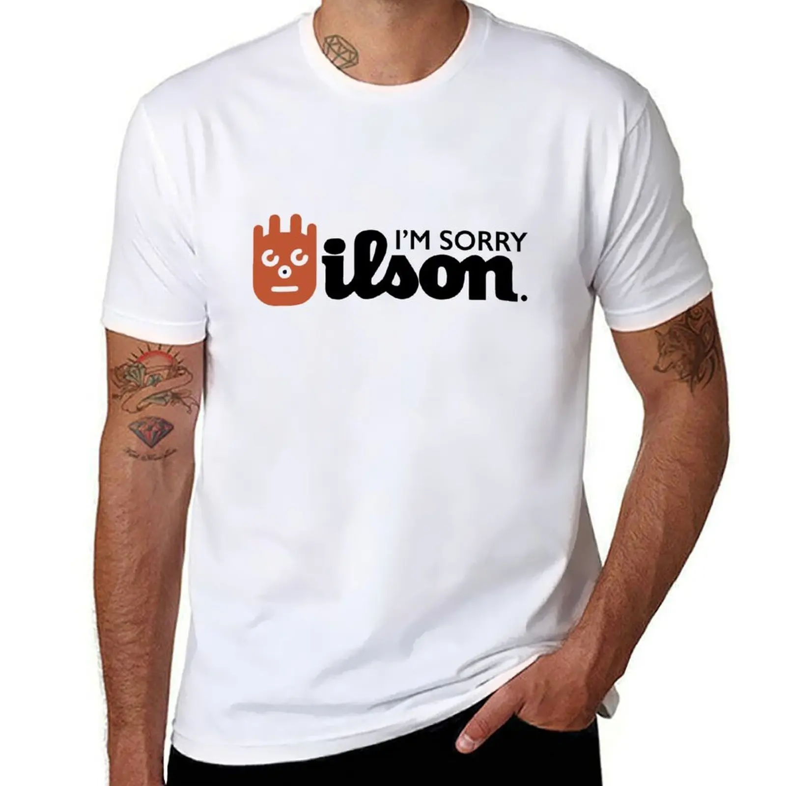 

I'm Sorry Wilson T-Shirt man t shirts for men man t shirt heavy cotton T-Shirt