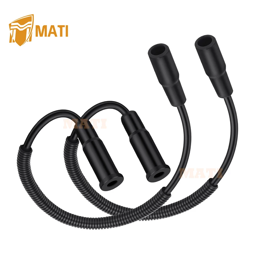 MATI 2Pcs Spark Plug Cable 31996-04 for Harley Sportster XL883 1200/Custom XL1200C/883 Low XL883L/1200 Roadster XL1200R/883