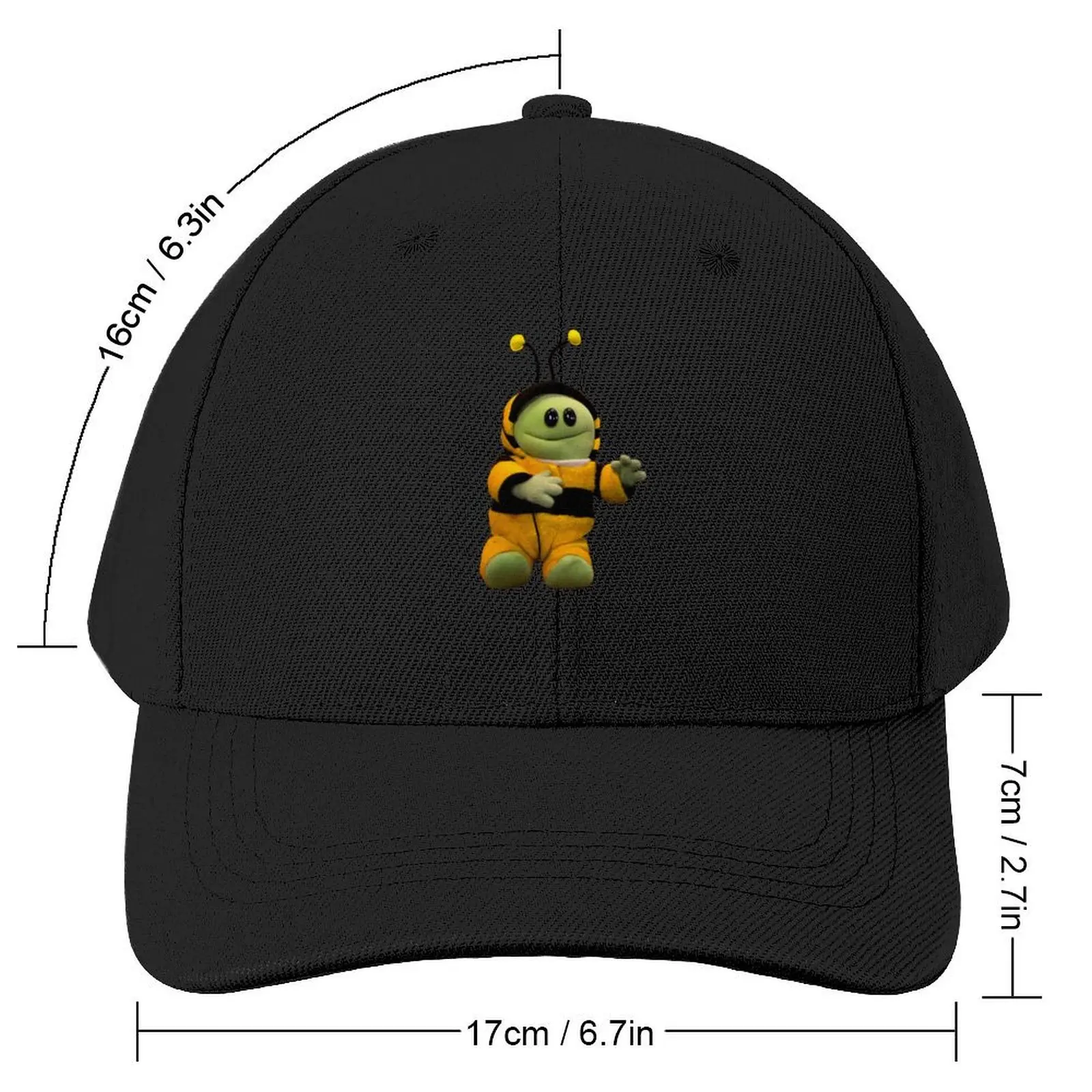 Nanalan Bee Sweet Little Bee Nanalan Monster Rwar Big Strong Monster Are You Feeling Mad? Nanalan Merch Kids TV Sho Baseball Cap