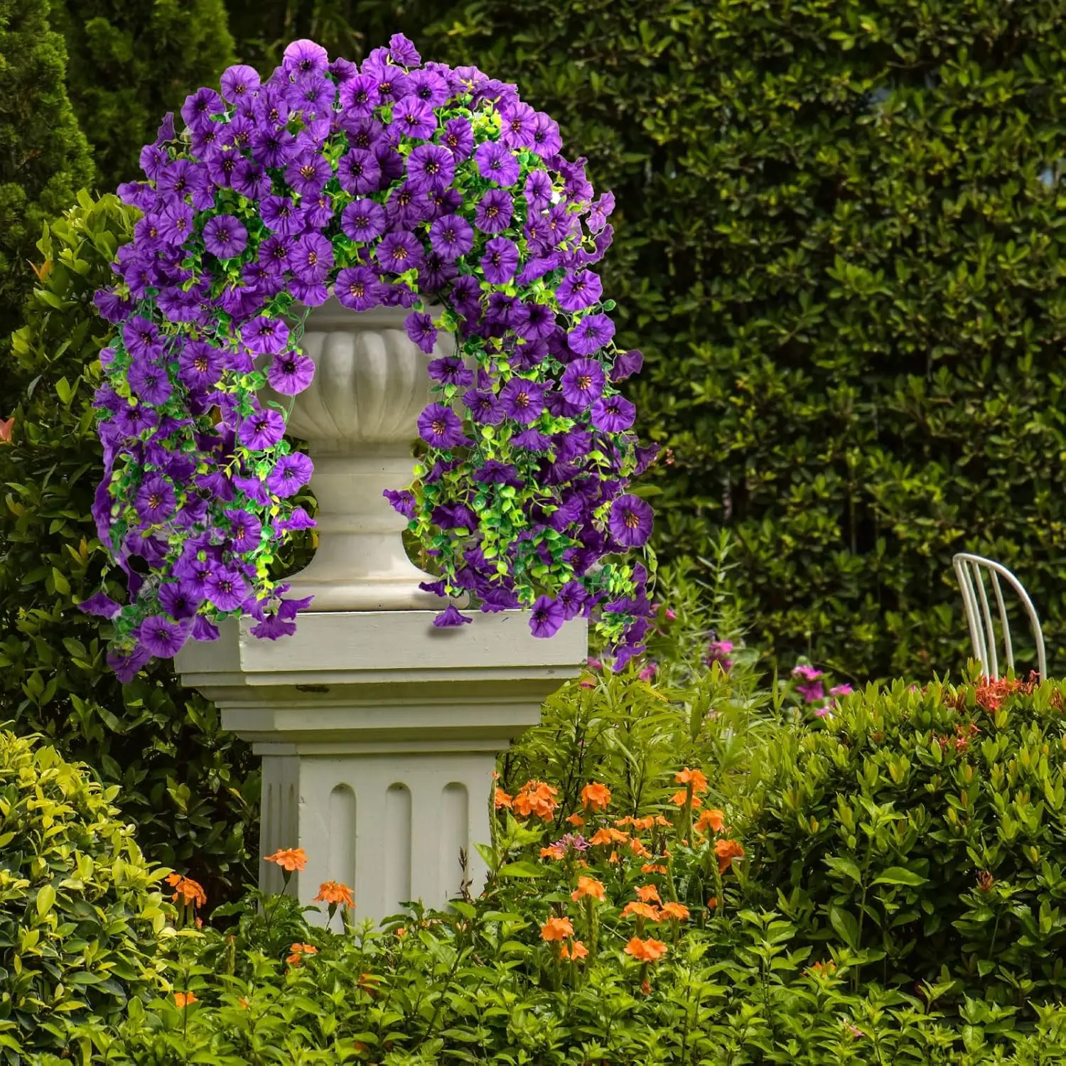 Artificial Flowers Vine Morning Glory Wedding Bride Home Room Table Festival Decor Outdoor Yard Garden Arch  Wall DIY Gift Props image 5