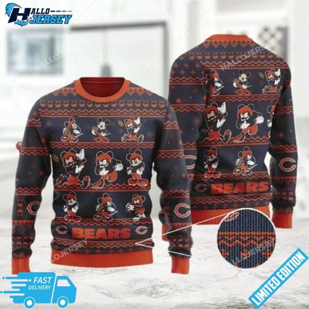 Mickey Mouse Ugly Christmas Sweater, Mouse And Friends Xmas Sweatshirt, Christmas Gift For Men Women Kid, Merry Christmas Sweate