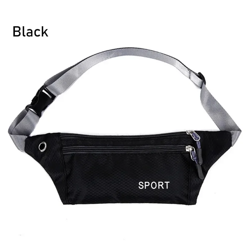 1pc Professional Running Zip Bag Waterproof Sports Chest Shoulder Bags Belt Bum Pouch Unisex Waistbag Hiking Outdoor Accessories