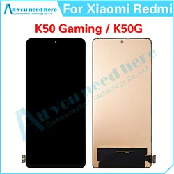 100% Test For Xiaomi Redmi K50 Gaming / K50G LCD Display Touch Screen Digitizer Assembly For K50Gaming Repair Parts Replacement