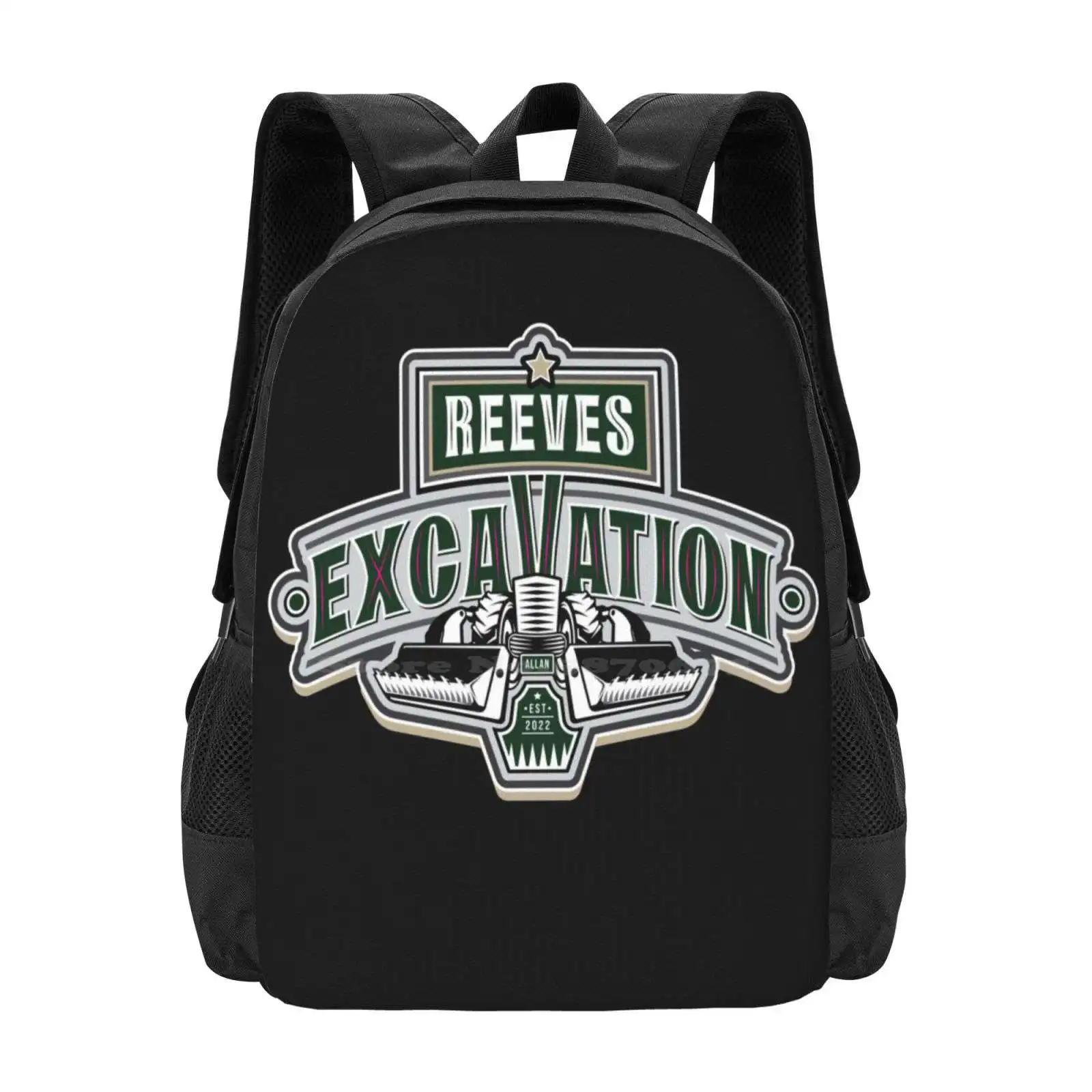 Reeves Excavation Hot Sale Schoolbag Backpack Fashion Bags Reeves Greggcarson Excavation