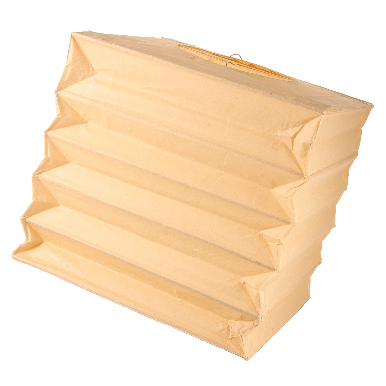 

Paper Lampshade Foldable Rustic Style Durable Paper Ceiling Lamp Cover for Living Room Bedroom Decorative Light Cover