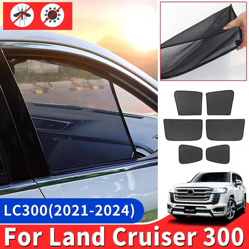 

For Toyota Land Cruiser 300 Lc300 2021 2022 2024 LC300 Tuning Interior Decoration Accessories Window Screen Windows Vent Visor