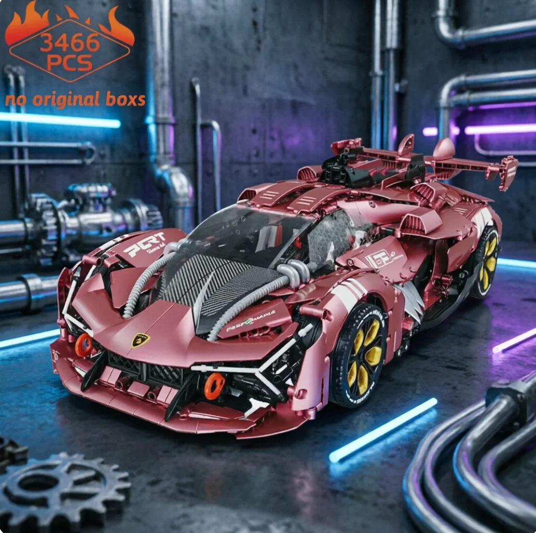 

2026 new hot-selling MOC building block technology sports car best-selling compatible interlocking particles educational gift to