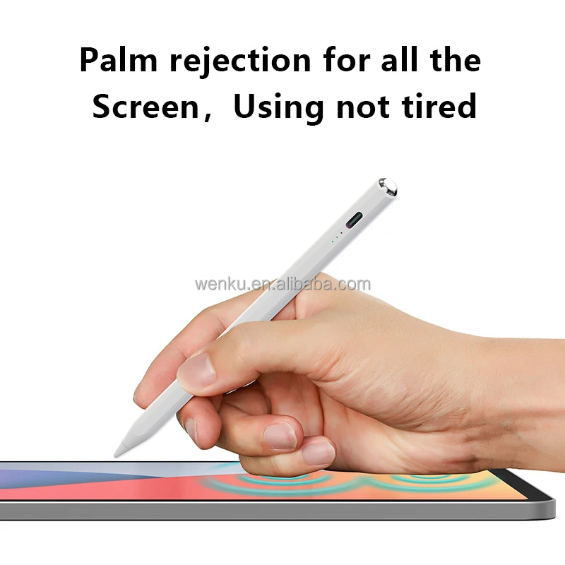 Multicolor Fast Charge 3 Light Tablet Touch Pen Active Stylus Pen with Palm Rejection Tilt Function for Ipad