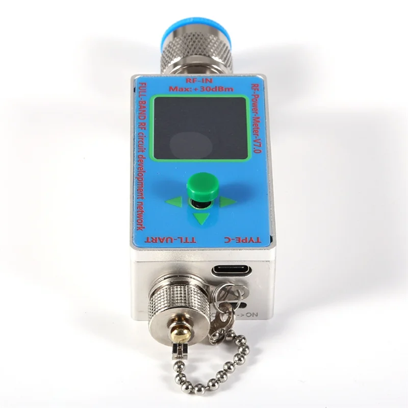 A99E-V7.0 RF Power Meter 10Ghz Power Detector 30Dbm Max Input, N-Type Connector, USB-C Port