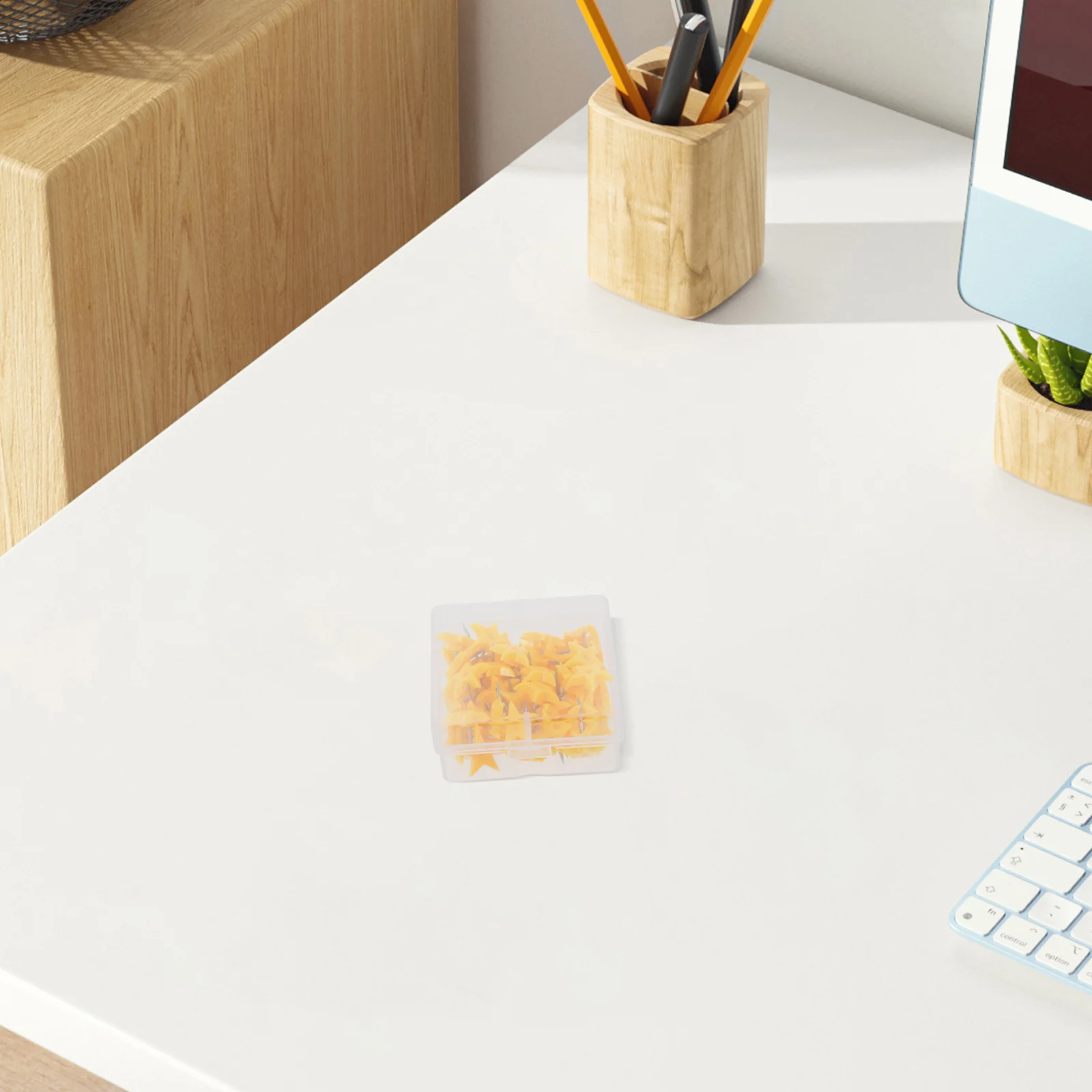 Puntine da disegno in metallo di plastica a forma di stella da 50 pezzi per bacheca in sughero, pannelli in tessuto schiuma, documenti di fissaggio, foto, poster, uso per l'home office