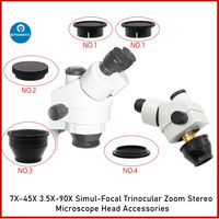 Plastic Dustproof Cap Anti-dust Cover Lid 7X-45X 3.5X-90X Stereo Microscope Eyepiece Camera Accessory Inner Diameter 25 30 50 mm
