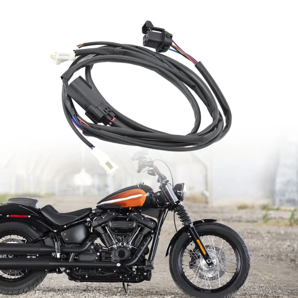 

For Harley-Davidson 2014 2015 2016 2017 2018 2019 2020 2021 2022 Lighting Power Harness CD-HARN-TP-1 Male Plug 2 Pins