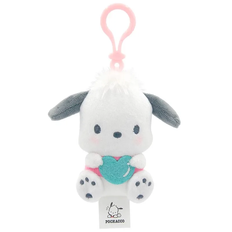 Sanrio Hello Kitty Kuromi mélodie Pachacoo cannelle jouets en peluche pendentif mignon jouets en peluche porte-clés Anime porte-clés cadeau d'anniversaire