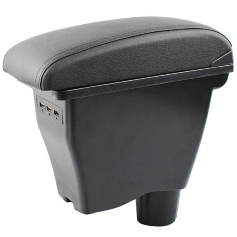 for Smart 450 451453 454 Fortwo Forfour Armrest Box Double-Layer USB Car Center Armrest Box