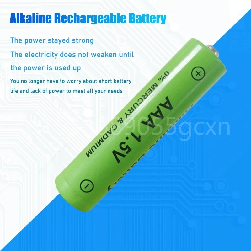 Batería alcalina AAA para juguetes, pila recargable de 2100mah, 1,5 V, para Control remoto, 1-2 piezas