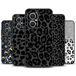 Leopard Print Black Cheetah Pattern Funda For OPPO Reno 10 Pro 8 4 5 6 7 Lite 8T 4Z 5Z OPPO Find X5 Pro X3 X2 Neo X6 Pro Case