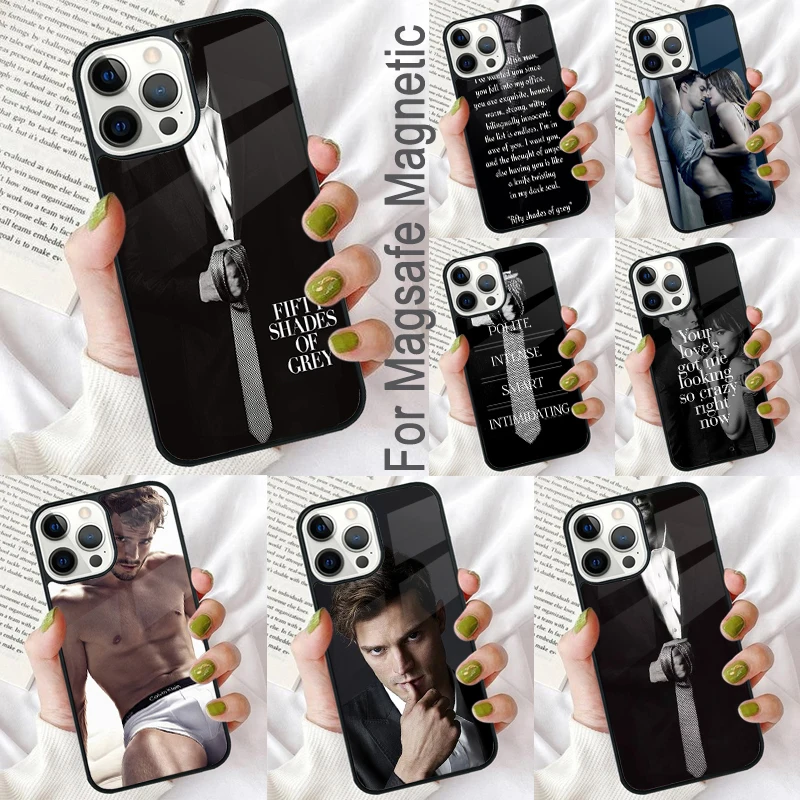 Laters Baby Fifty Shades of Grey quotes Magnetic Soft Phone Case for iPhone 16 Promax 15 Pro 13 14 Plus 11 12 Mini MagSafe Coque