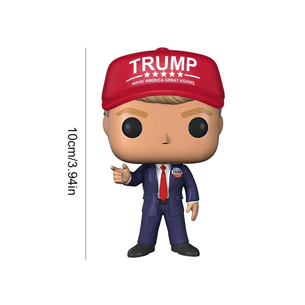 Ozdoba samochodowa Trump Make America Great Again Statue Trump Decor Miniaturowy prezydent Trump Craft dla patriotycznych amerykańskich kibiców