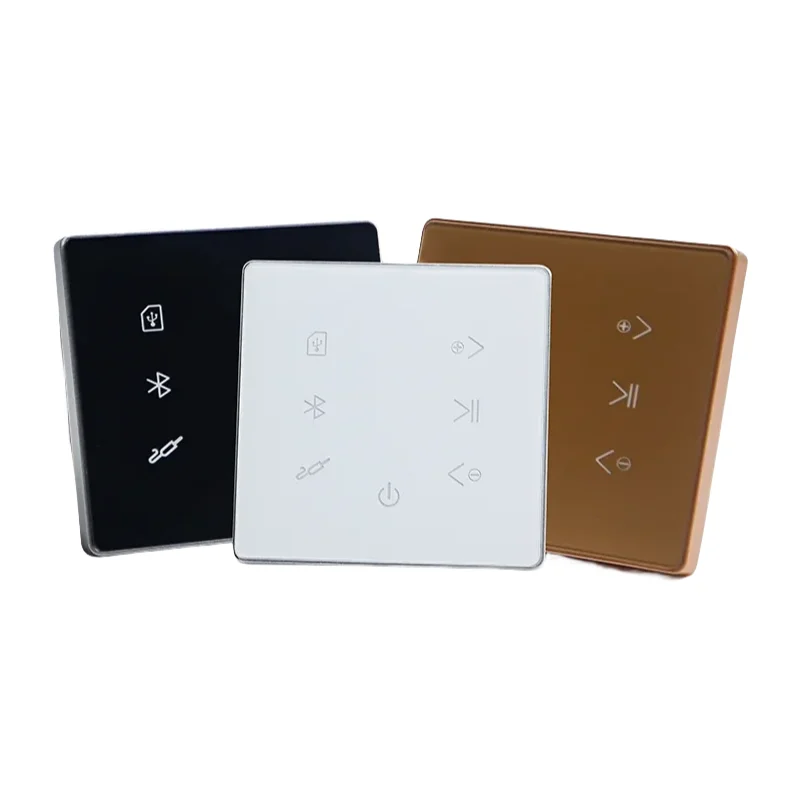 Smart Home Wall Amplifier for Bluetooth Tuning for Background Music for English Speaking Hotel Environments Durable Plastic