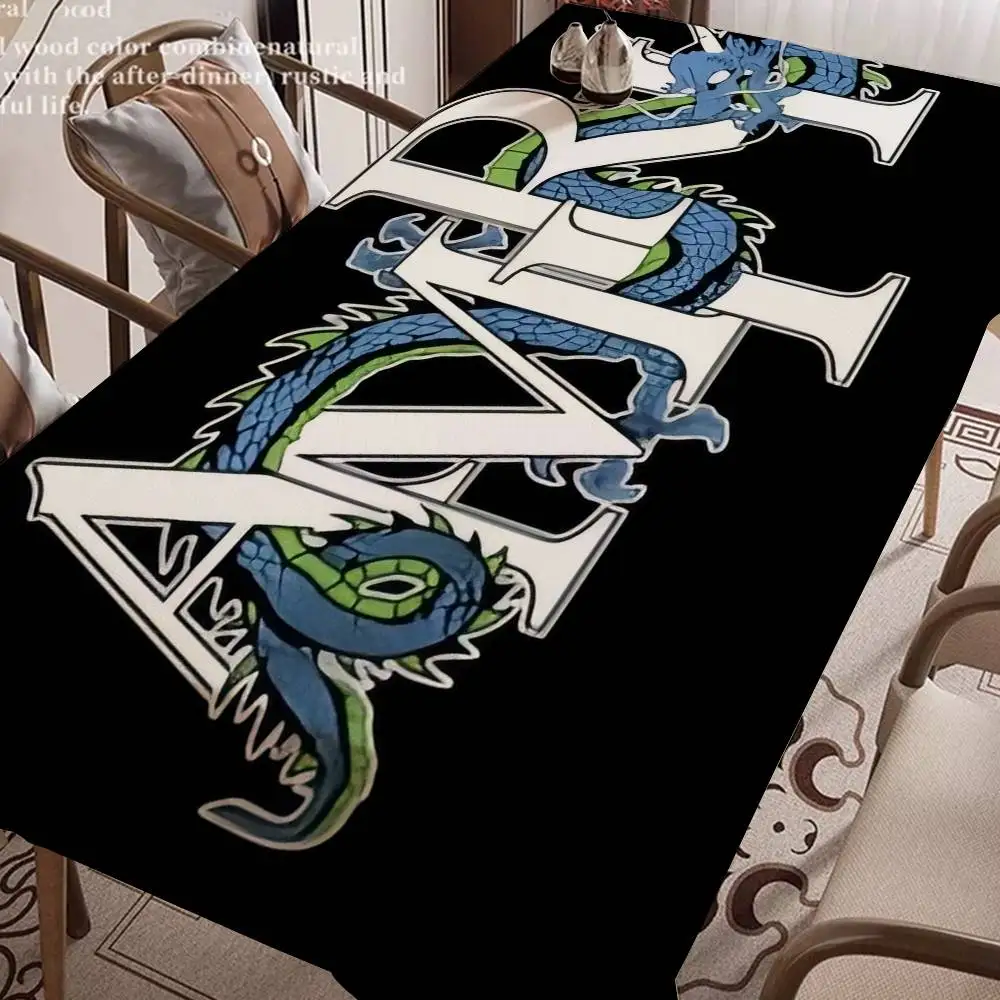 مفرش طاولة A-AMIRIS مقاوم للماء والزيت بجانب السرير، قماش مزخرف مقاوم للغبار، مفرش طاولة القهوة المعيشة