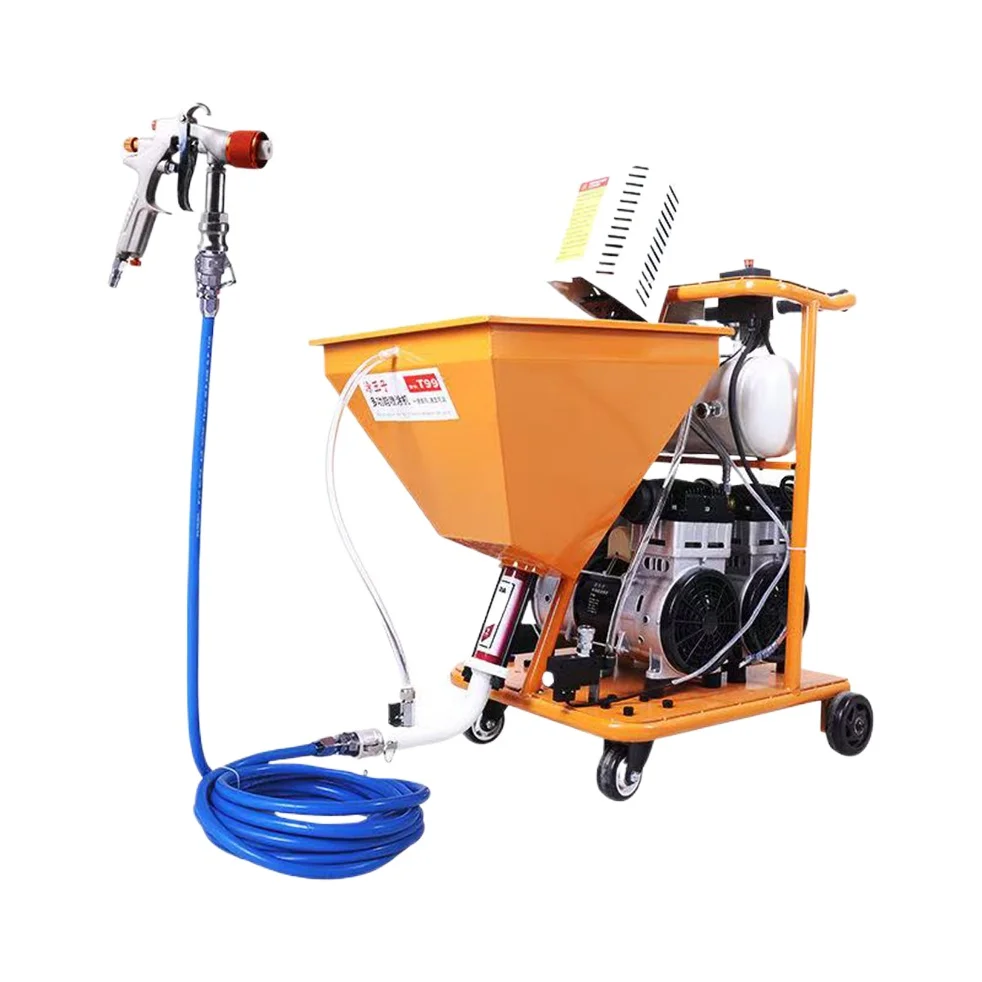 

New Double Pump Cement Mortar Spraying Machine Home Use Spray Paint Equipment With Core Motor Component