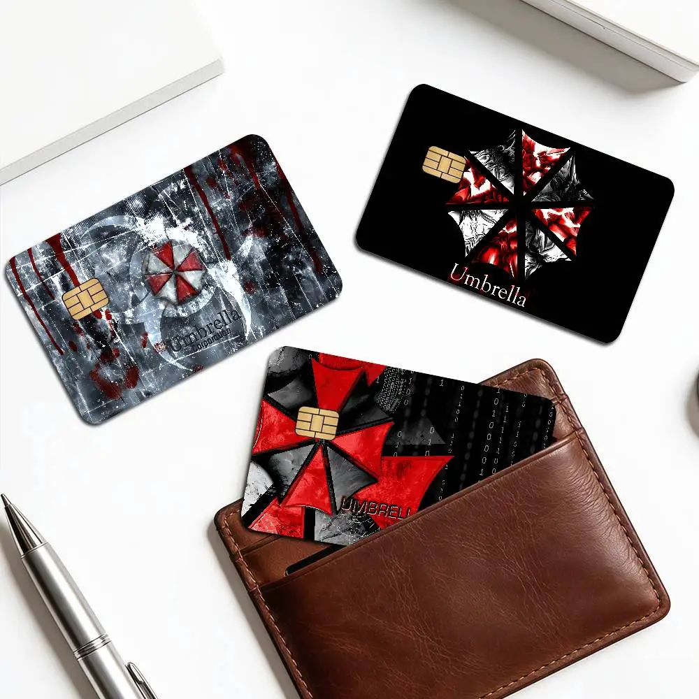 R-resident E-evil Umbrella Us TroopsS Anime Young Creidt Card Debit Card Sticker Film Case Front Tape for Small Big Chip No Chip