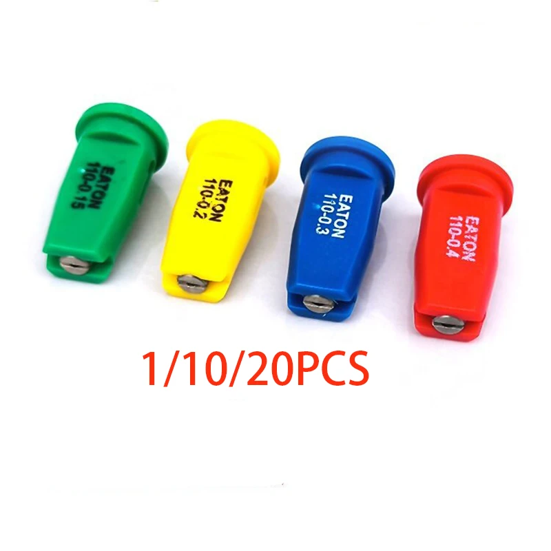 1/10/20pcs Agricultural Sprayer High Pressure Windproof Nozzle Fan-shaped Nozzle Anti-drift Atomization Stainless Steel Core