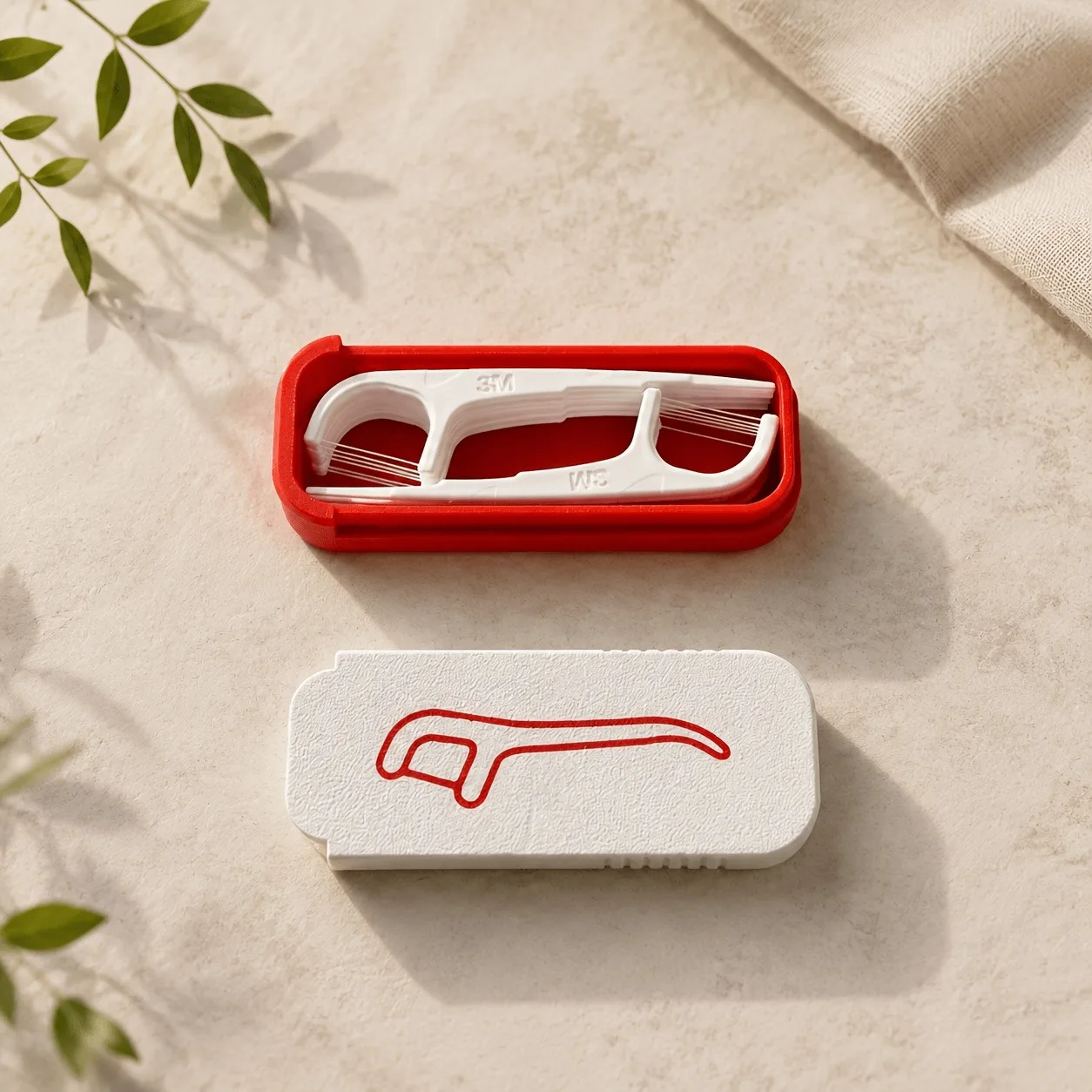 Mini Reusable dental floss storage box, free of dental floss, travel/work/daily oral care, back-to-school season, Christmas gift