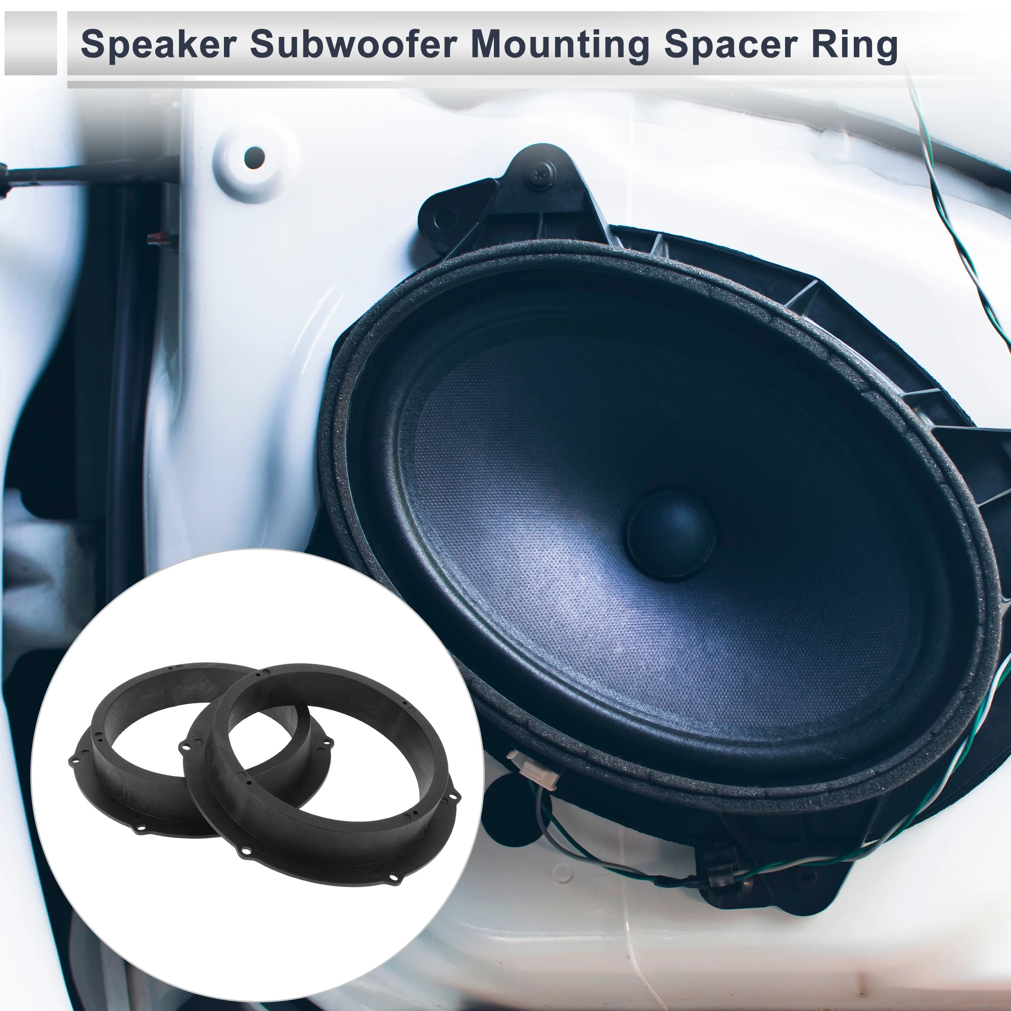 UXCELL Speaker Spacer Ring Tweeter Speaker Spacer for Audi A4 2009 for 6.5