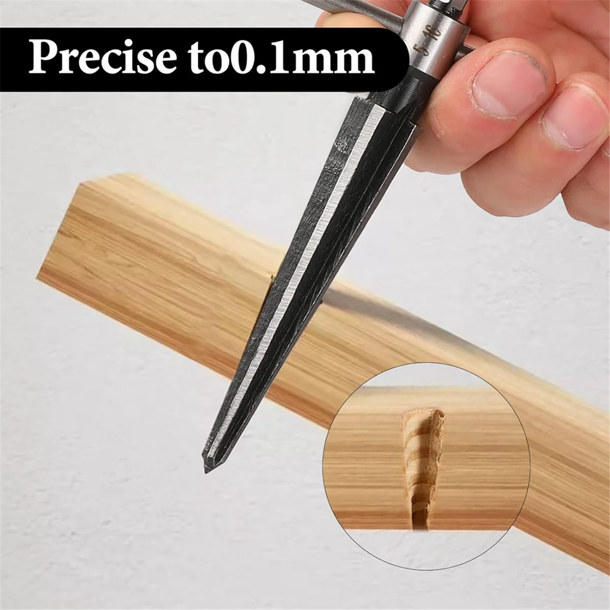 2025+ 2Pcs T Handle Tapered Reamer Tool, 3-13mm (1/8-1/2 Inch) & 5-16mm(1/2-5/8 Inch) Bridge Pin Hole Hand Reamer Tool