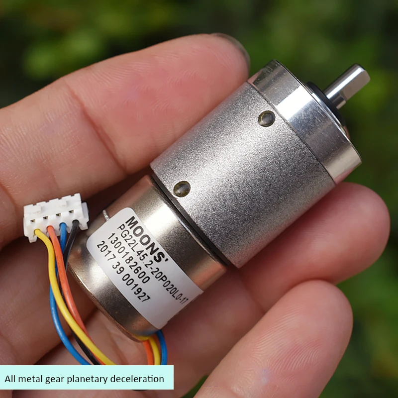 All-metal Gear Planetary Reduction Two-phase Four-wire Precision 22MM Stepper Motor 1:45.2  motor de passo