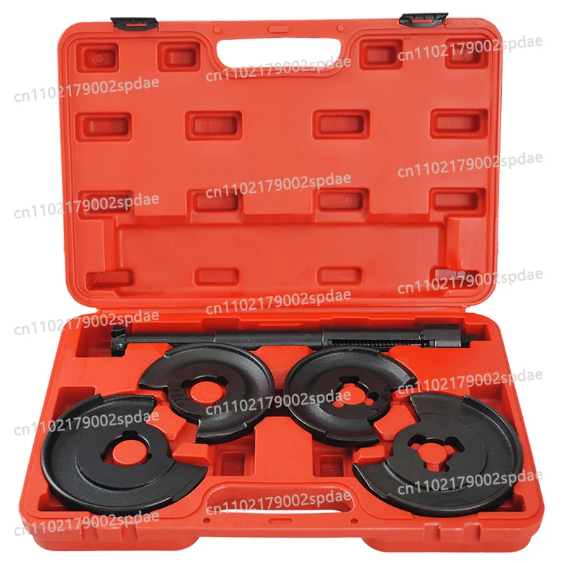 5 Pieces Coil Spring Compressor Tool Kit Telescopic Strut Repair Tool For Mercedes Benz W123 W124 W202