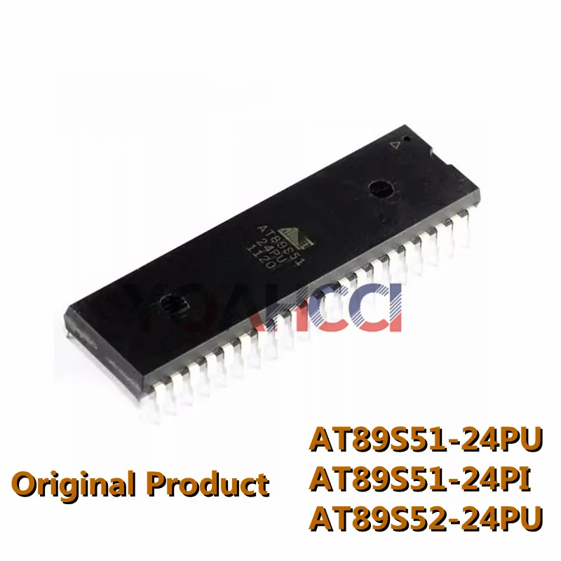 

AT89S51-24PU AT89S51-24PI AT89S52-24PU (5-20pieces) Free Shipping DIP Original IC Chip ,In Stock