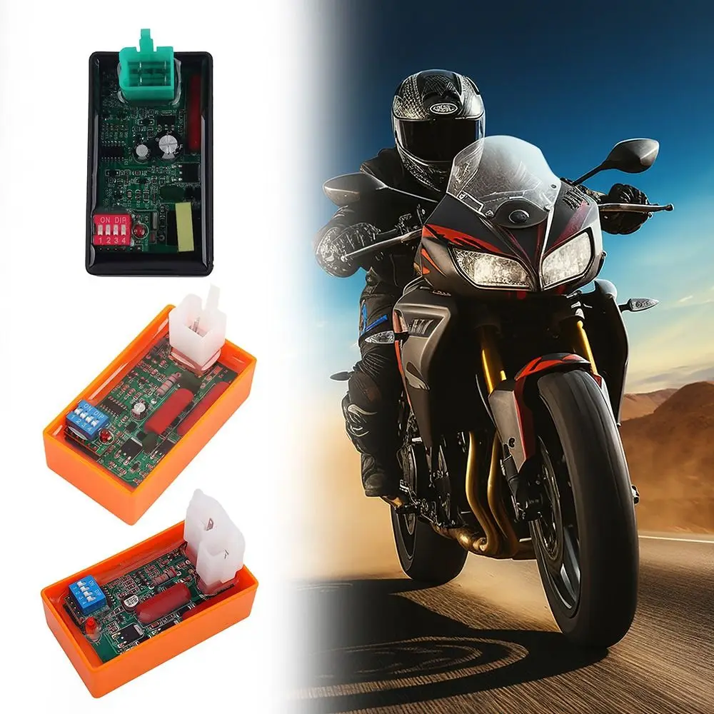 

4/5/6Pin Motorcycle Ignition Box with DIP Switch Spare Parts CDI Ignition Box Repairing Limited Speed Motorcycle Igniter