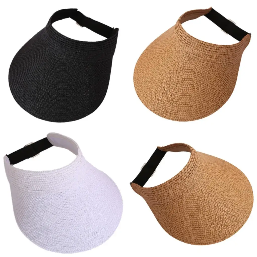 

39BD Sun Protective Summer Straw Headwear Ventilated Unisex Hat Travel Essential