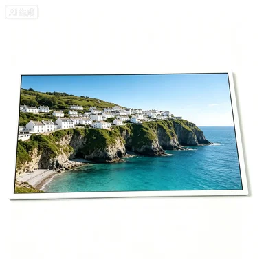 LMG6382QHFR 4.8 inch 256*64 Monochrome STN Industrial LCD Screen